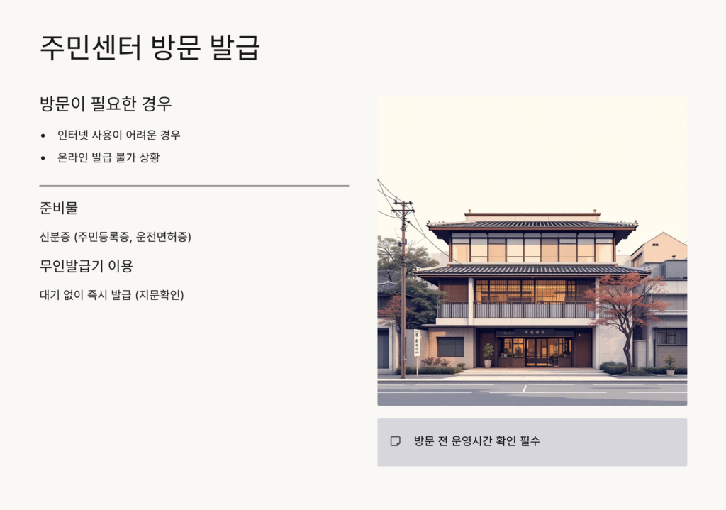 주민등록등본 인터넷 발급 방법