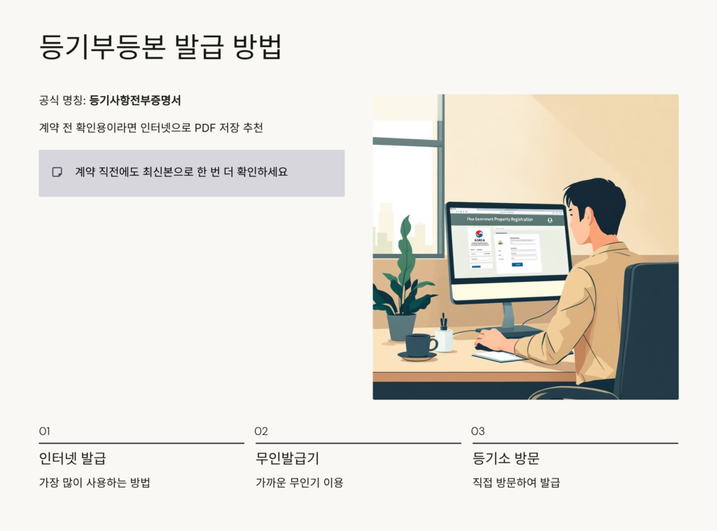 등기부등본 보는 법