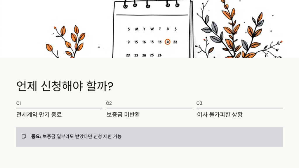 임차권등기명령 신청 방법