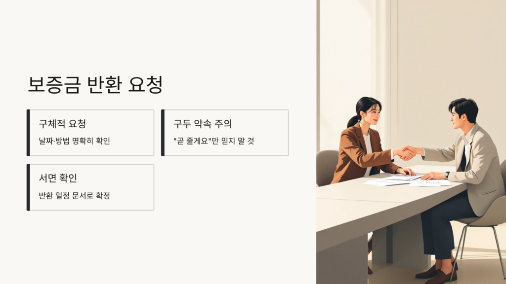 전세 만기 보증금 돌려받는 절차