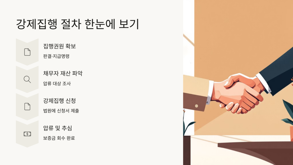 전세보증금 강제집행 방법