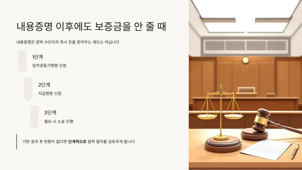 전세보증금 반환 내용증명 작성 방법