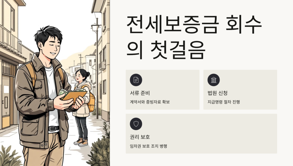 전세보증금 반환 지급명령 신청 방법