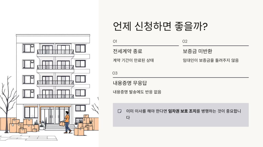 전세보증금 반환 지급명령 신청 방법