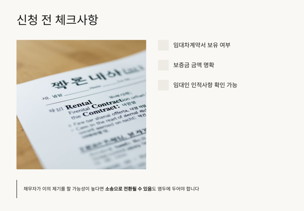 전세보증금 반환 지급명령 신청 방법